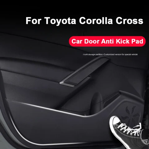 Для Toyota Corolla Cross 2022-2024 2025 дверь автомобиля анти-ударная накладка кожаная защитная наклейка на дверь автомобиля Стайлинг Декор аксессуары