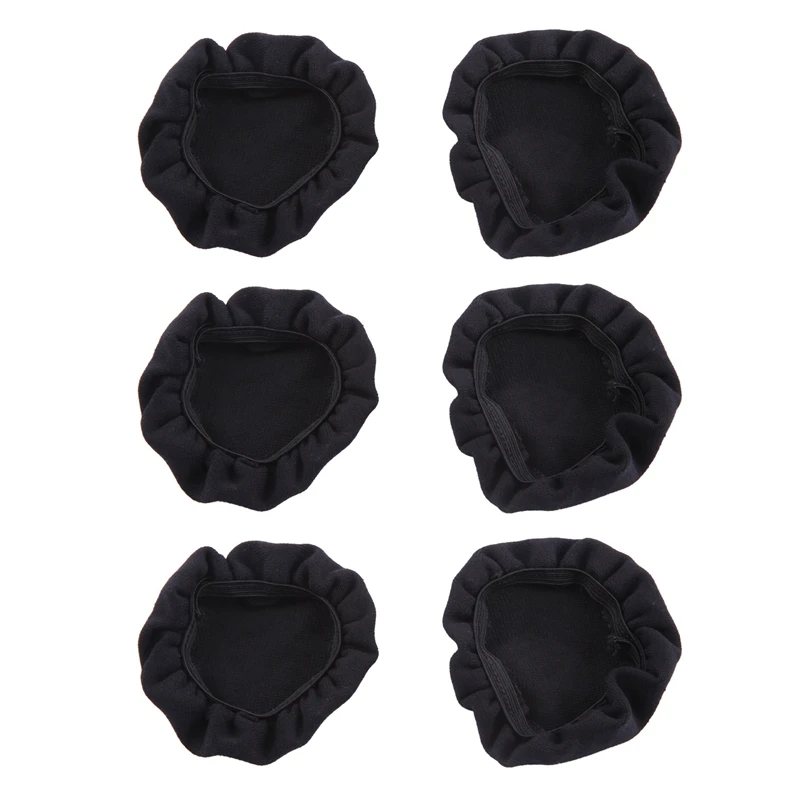 

6Pcs Flex Fabric Headphone Earpad Covers Sanitary Earcup Protectors Headset Ear Cushions For Gym Training