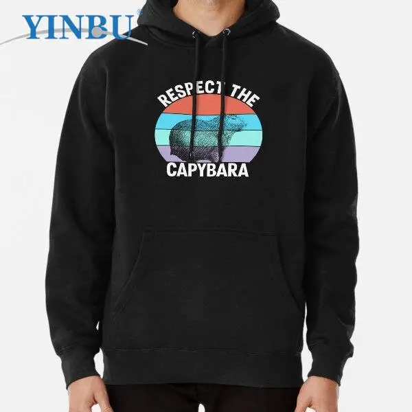 

Уважаемый капибара, Забавный пуловер капибара, пуловер с капюшоном, новые толстовки, модная одежда