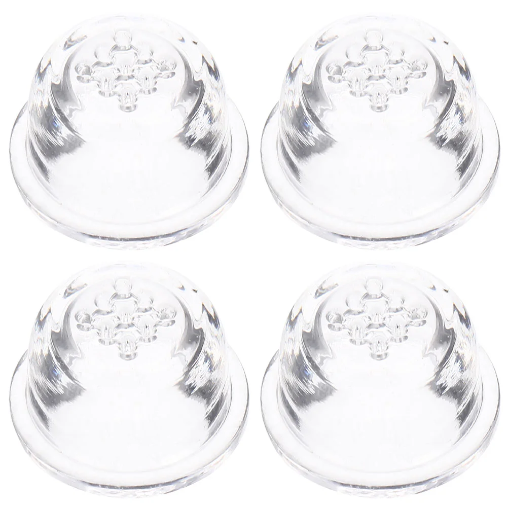 

4pcs Durable Useful Novel Sturdy Practical Glass Screen Filters Small Glass Screen Clear Glass Filter Glass Bowl For Smoking