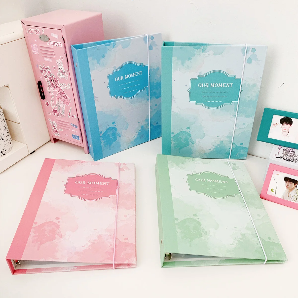 

Retro A5 Photocard Holder Kpop Idol Photo Album Collect Photocards Binder Book Storage Albums for Photographs Korean Stationery