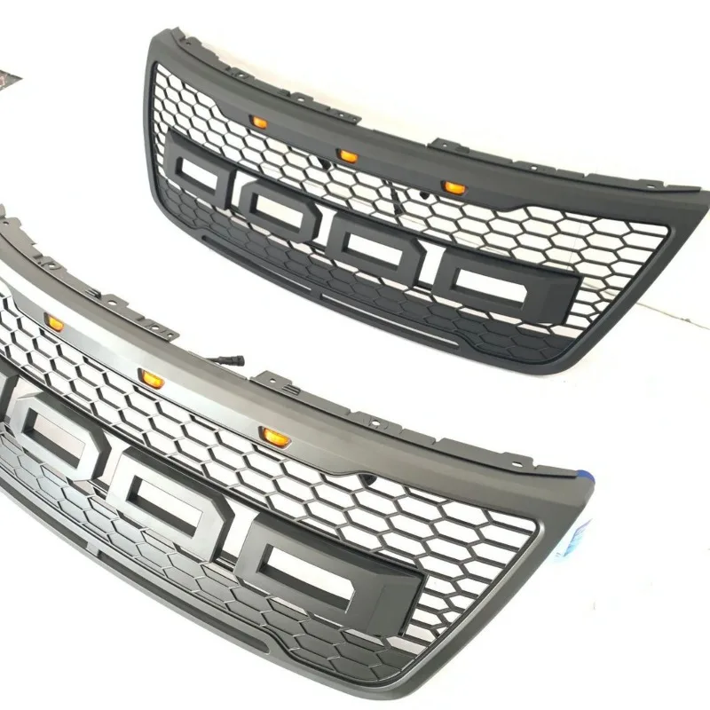 Подходит для 12-15 Ford EXPLORER GRILL гоночная решетка маска переднего бампера ait