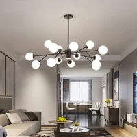 modern minimalist led ceiling chandelier for lighting living room bedroom molecule chandelier home lighting fixtures