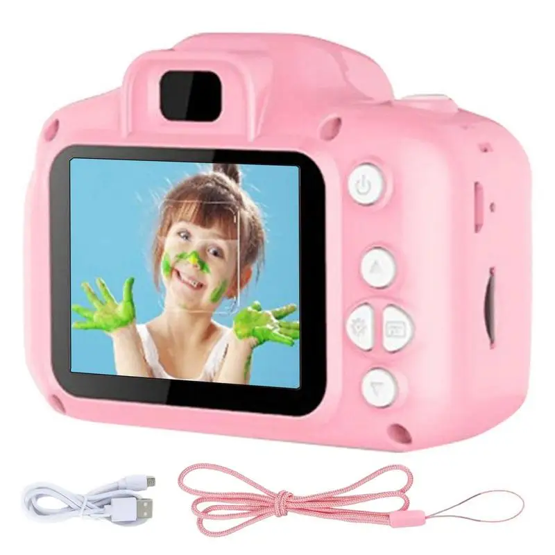 

HD Digital Camera 1080P Digital Sport Camera Small Kids Camera Toys Multifunctional Kids Action Camera HD Digital Selfie Camera