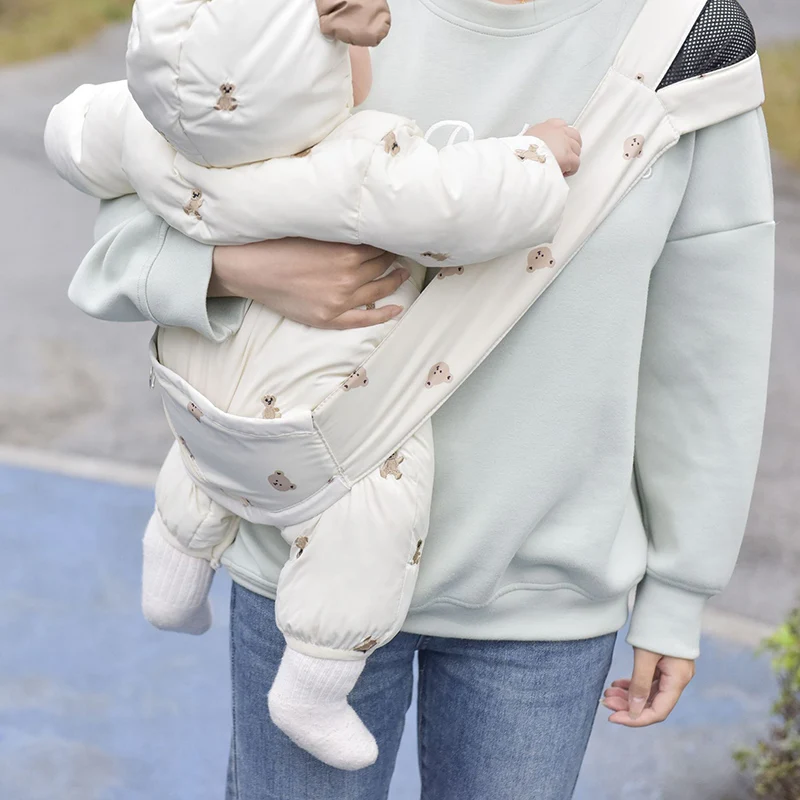 Baby Sling Wrap Baby Carrier Backpack Soft Wrap Sling Scarf for Newborn Universal Front Holding Type Simple Carrying Suspenders