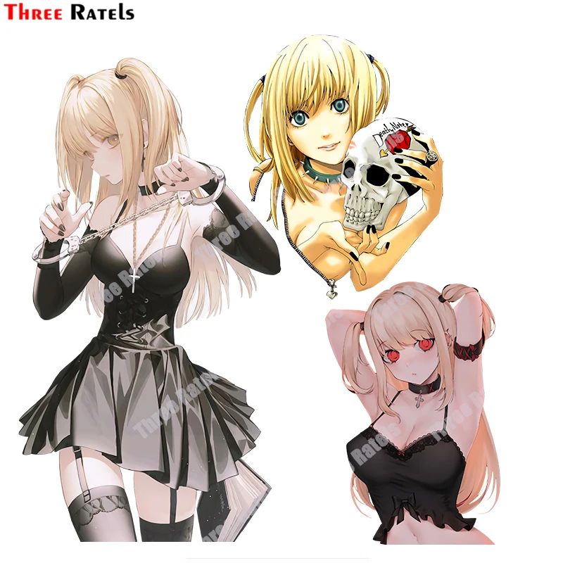 

Three Ratels B321 Amane Misa Death Note Auto Accessory Anime Car Sticker Waterproof Property Vinyl Material Decals