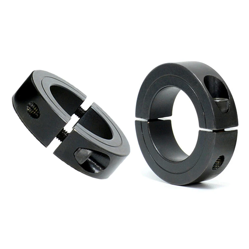 Double Split Shaft Collars Oxide Set Screw Style Double Split Setscrew Shaft Collars