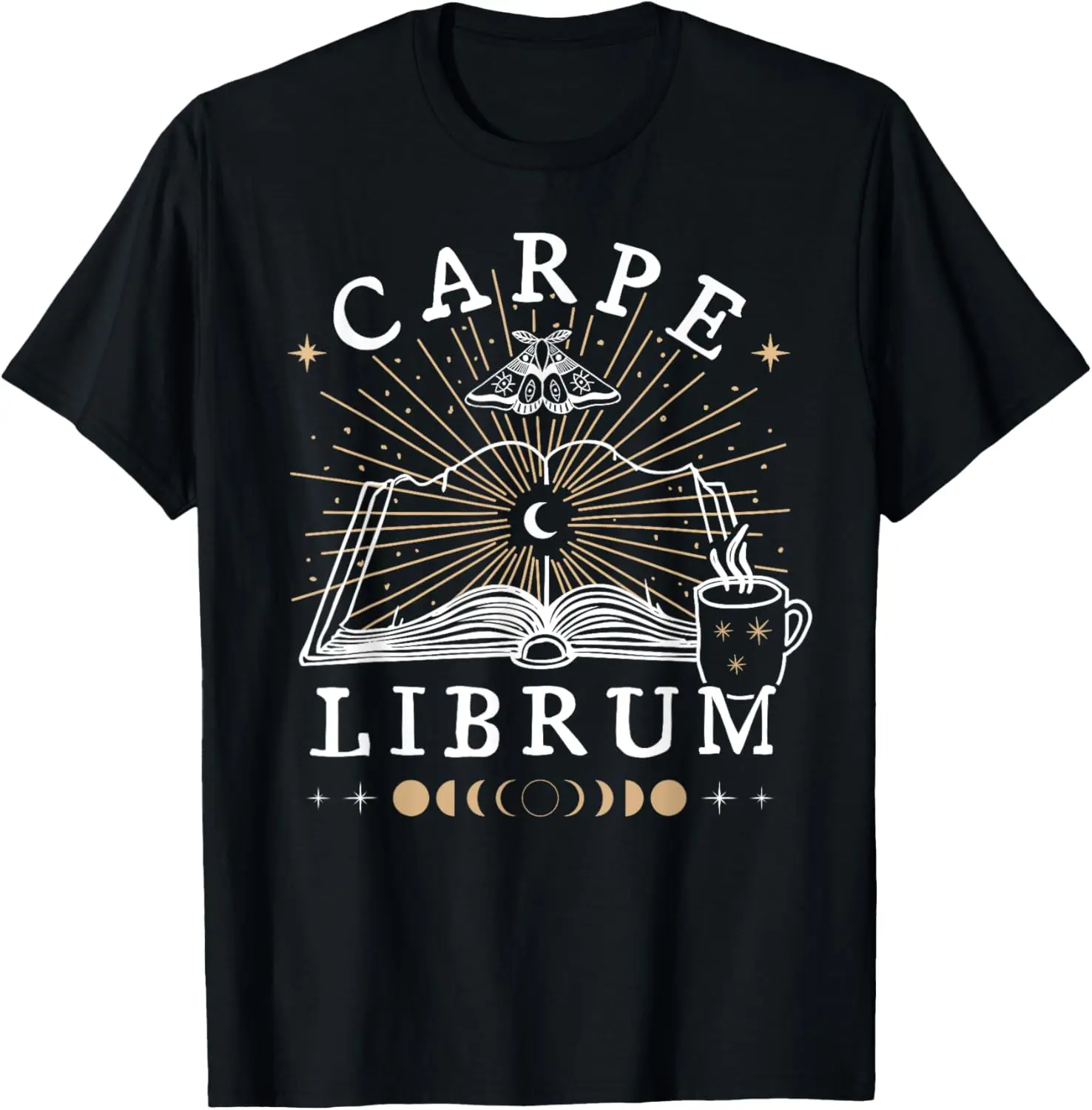 Футболка Carpe Librum Dark Academia Aesthetic Book Lover Witchy Goth