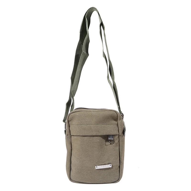Мужская Повседневная Мини-сумка Через Плечо Из Полиэстера На Молнии Унисекс