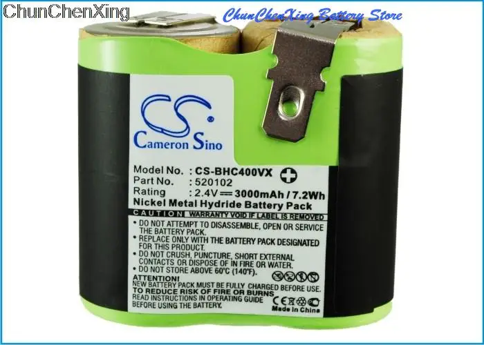 Аккумулятор Cameron Sino 3000 мАч 520102 для Black &amp Decker Classic HC400 |
