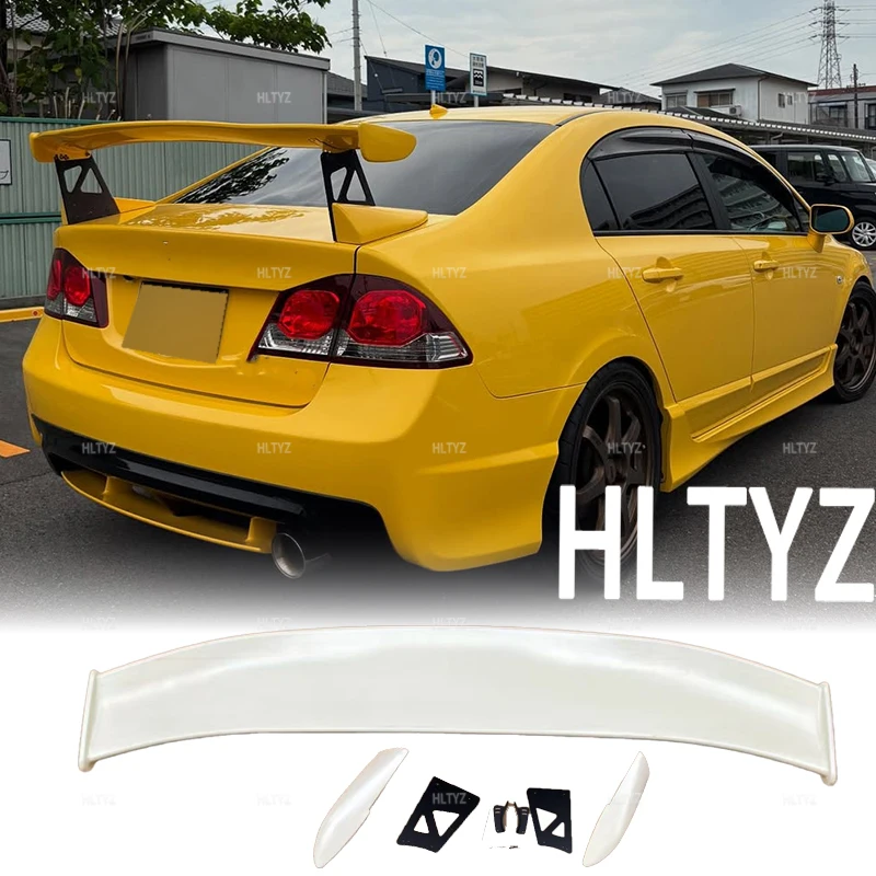 Фото Подходит для Honda Civic 8-го поколения (2006-2011), модель Civic FD2 TYPE-R, спойлер на багажник, декоративные элементы кузова, внешние аксессуары. №5