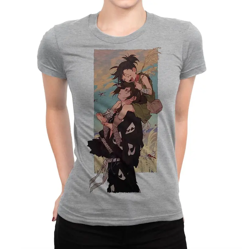 Футболка Dororo и Hyakkimaru мужская женская футболка всех размеров