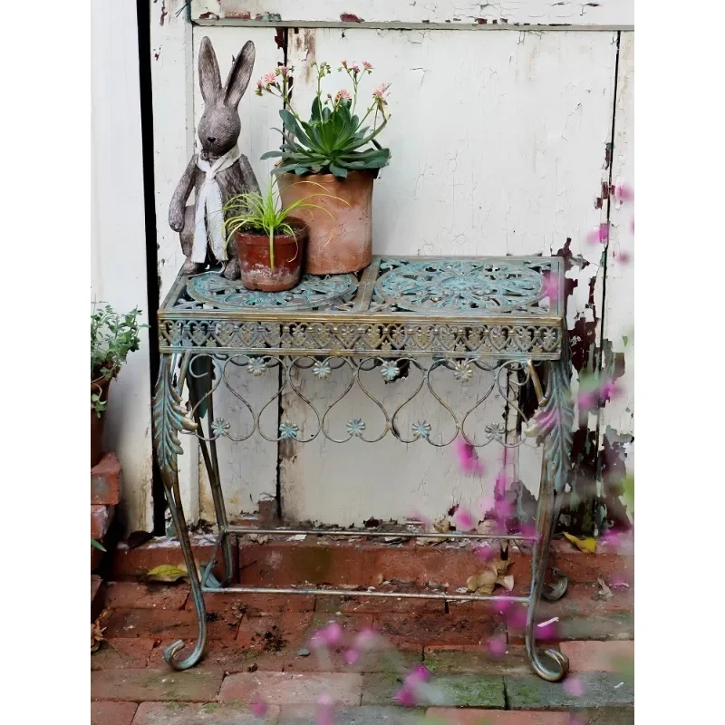 Вертикальная подставка для цветов вертикальная в стиле ретро Чугунный Стол
