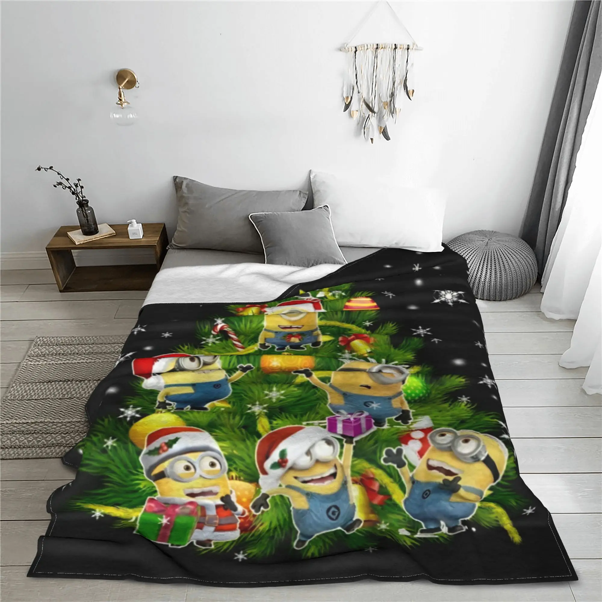 Милый фланелевый плед с рисунком Гадкий я