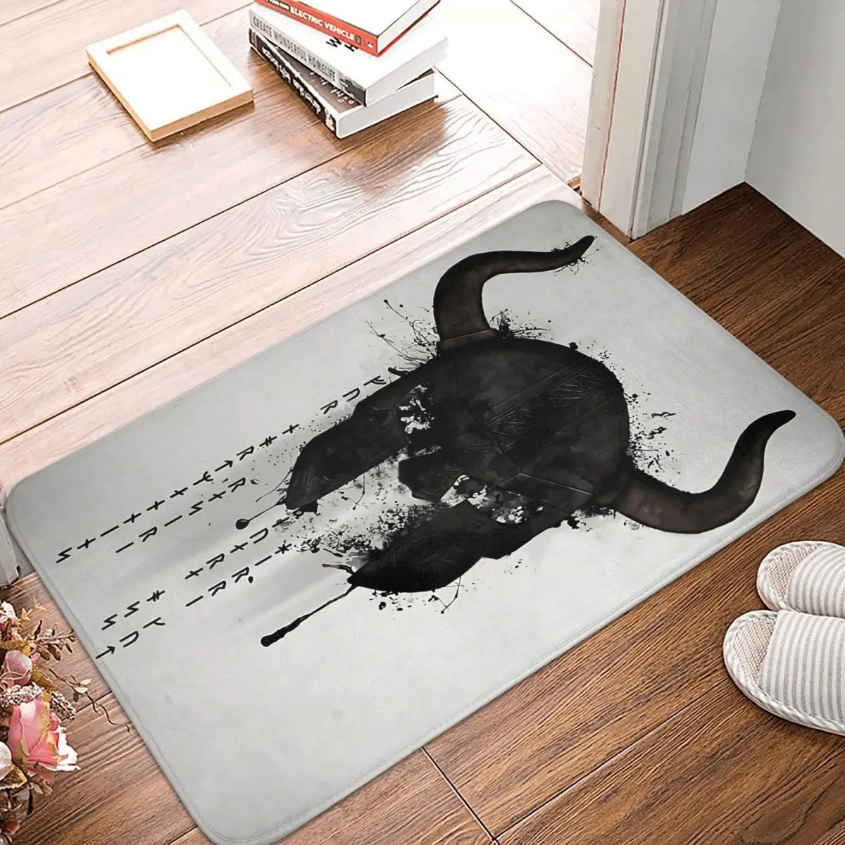 

Bedroom Mat Northmen Viking Rune Doormat Living Room Carpet Balcony Rug Home Decoration