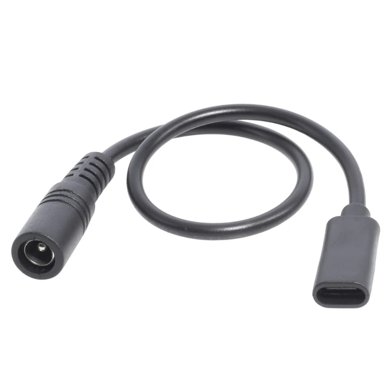 

5.5x2.1mm Power Plug Waterproof Female To Type C Adapter Connector Cable 5V3A