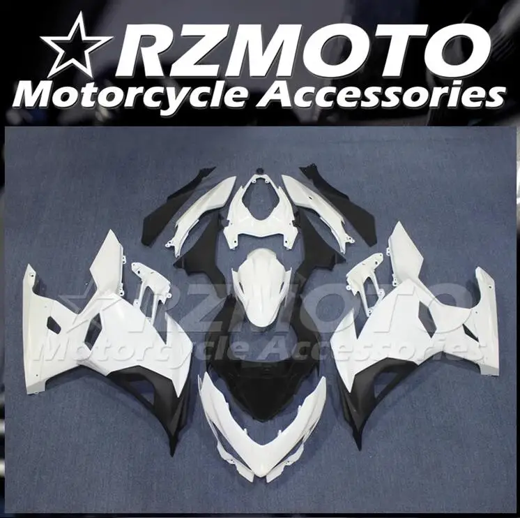 

Комплект обтекателей для мотоцикла из АБС-пластика, 4 подарка, подходит для Kawasaki Ninja 250 400 2019 2020 2021 2022 19 20 21 22 23, кузов белый