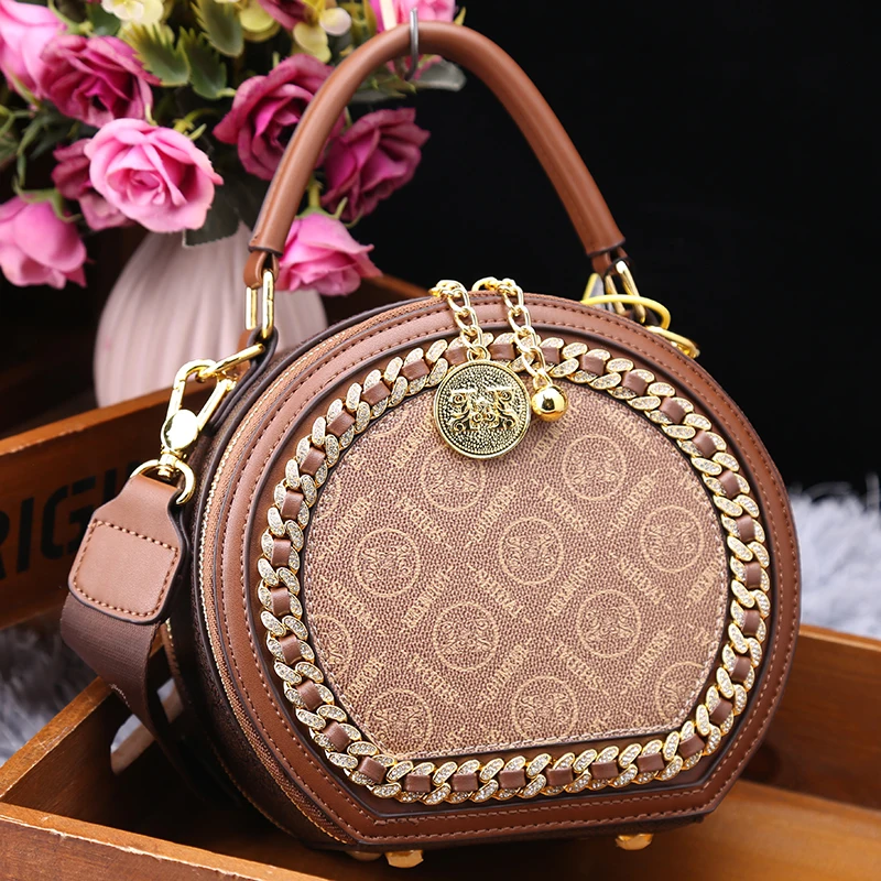 

2023 новые знаменитые дизайнерские высококачественные женские кожаные сумки, роскошные модные маленькие круглые сумки, сумки-мессенджеры на плечо, Sac A Main