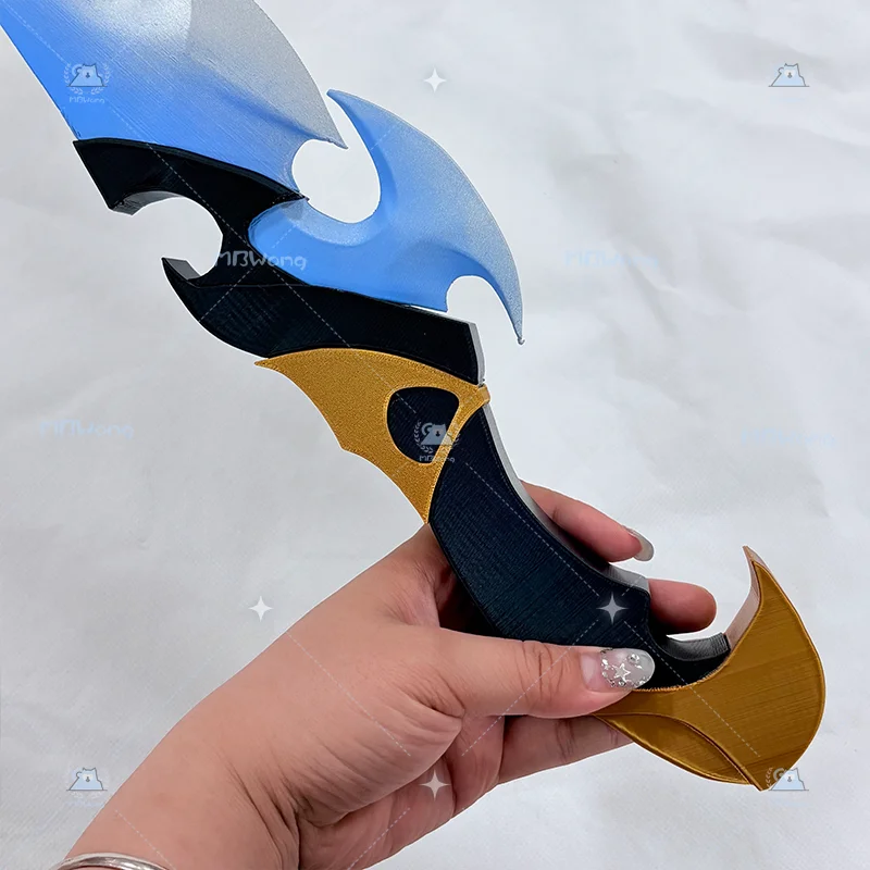 Фото Реквизит для косплея Лохена из игры Genshin Impact, 45 см, легкий, из ПВХ, для ролевых игр, для вечеринок на Хэллоуин, для взрослых мужчин и женщин №4