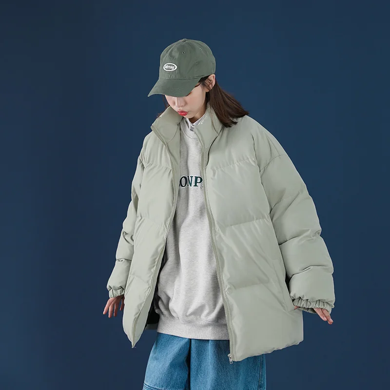 Winter 7 Colors Basic Puffer Jackets Womens Fashion Trends Warm Clothes Teenage Oversized Bubble Coats Loose Fit Streetwear Tops