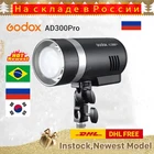 Вспышка Godox AD300Pro уличная карманная Вспышка TTL для Canon Nikon Sony Fuji Olympus DSLR Фотография youtube PK AD200Pro
