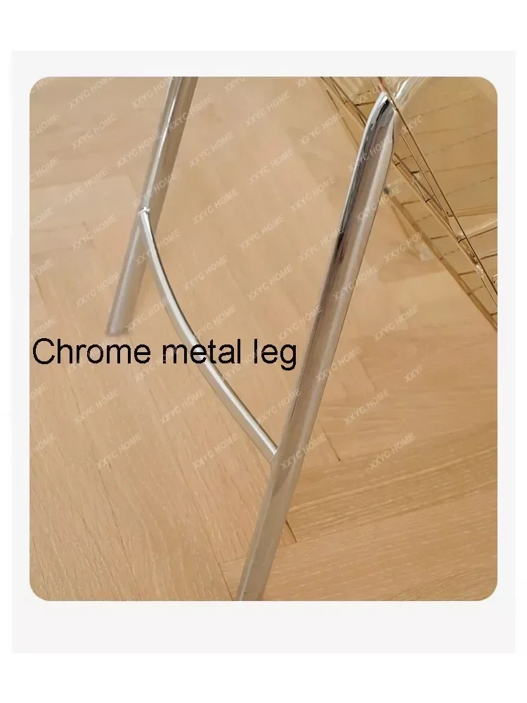 Пластиковая прозрачная акриловая стеллажная лестница из поликарбоната