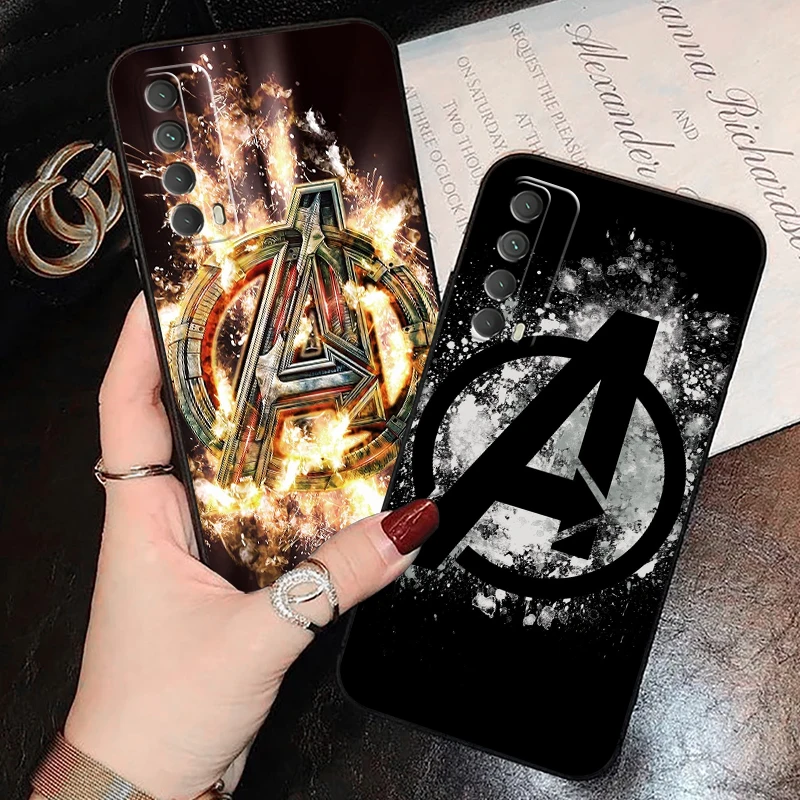 

MARVEL Spider-Man Phone Case For Huawei P Smart Z 2019 2020 2021 P40 P30 P20 P10 Lite 5G Soft Funda Black Silicone Cover