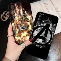 marvel spider man phone case for huawei p smart z 2019 2020 2021 p40 p30 p20 p10 lite 5g soft funda black silicone cover