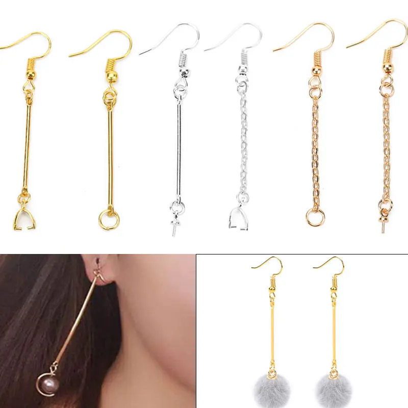 

Застежки для сережек «сделай сам», металлические застежки для сережек, застежки для бижутерии, аксессуары для поделок, 10 шт./лот