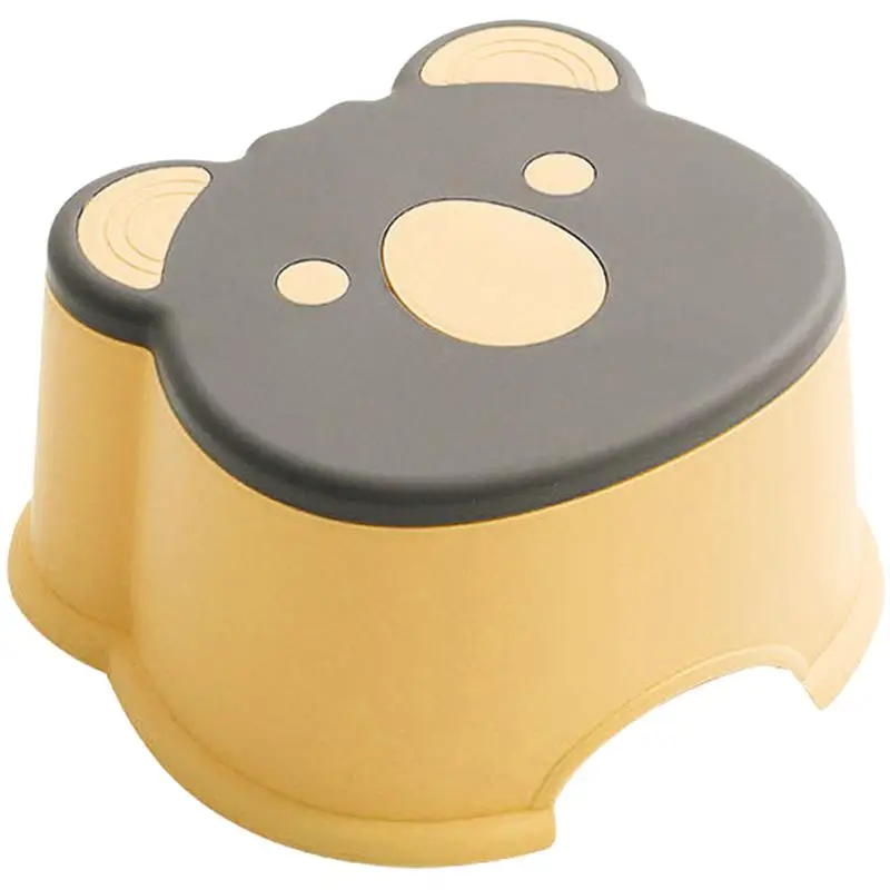 

Мультяшный детский низкий стул, пластиковый Маленький стул для мытья ног, стул для ванной