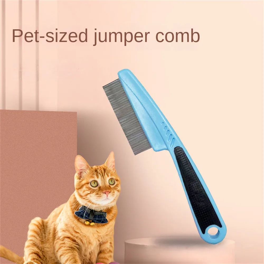 

Stainless Steel Pet Supplies Reduce Hair Loss Comfortable Itching Best Seller Flea And Tick Combs Massage Tool Black And Red