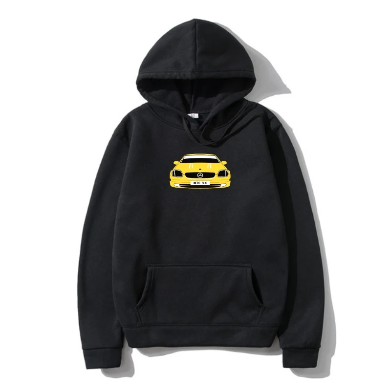 

CUSTOM HSweatshir Hoody Outerwear - MB SLK R170 Merc, Pick car's colour & plate benzy Summer Autumn Fashiont