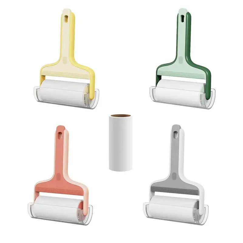 

Travel Lint Roller Multifunctional Pet Hair Roller Dust Non-Slip Cleaner Clothes Dog Lint Roller Car Seat Cleaner Home Accessory