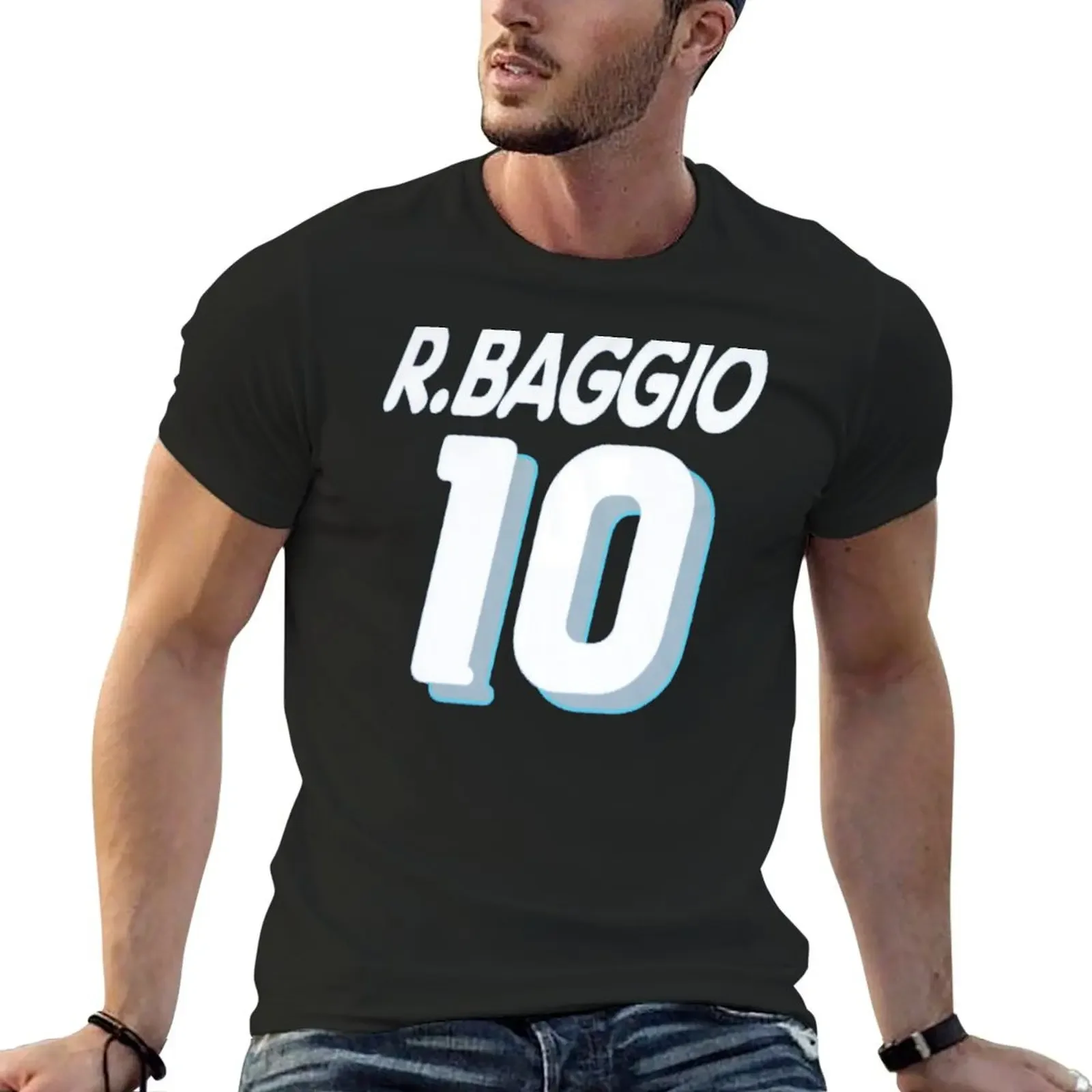 Футболка Baggio 94 летняя одежда мужские хлопковые футболки с графикой