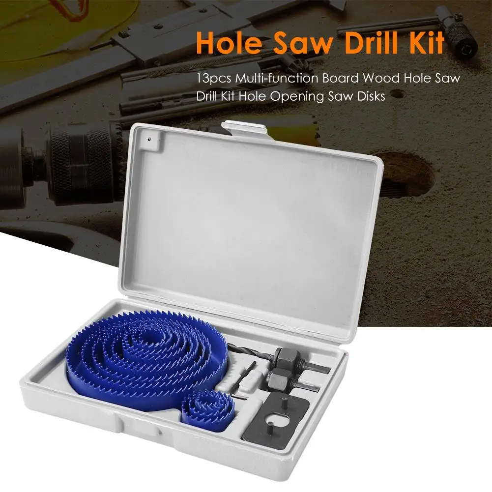 

13 шт., набор для сверления и пробивки отверстий