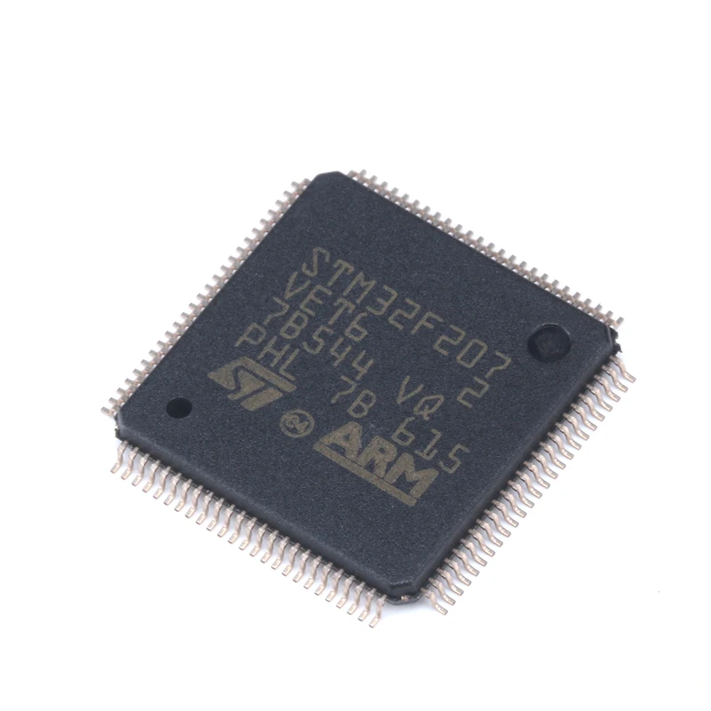 

10PCS/Pack New OriginalSTM32F207VET6 LQFP-100 ARM Cortex-M3 32-bit microcontroller MCU