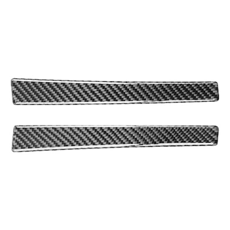 

2PCS Car Cup Holder Armrest Box Decoration Strip Central Control Cup Holder Trim For Volvo V60 S60 2010-2018