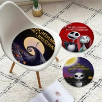 disney the nightmare before christmas nordic printing stool pad patio home office chair seat cushion pads sofa seat mat