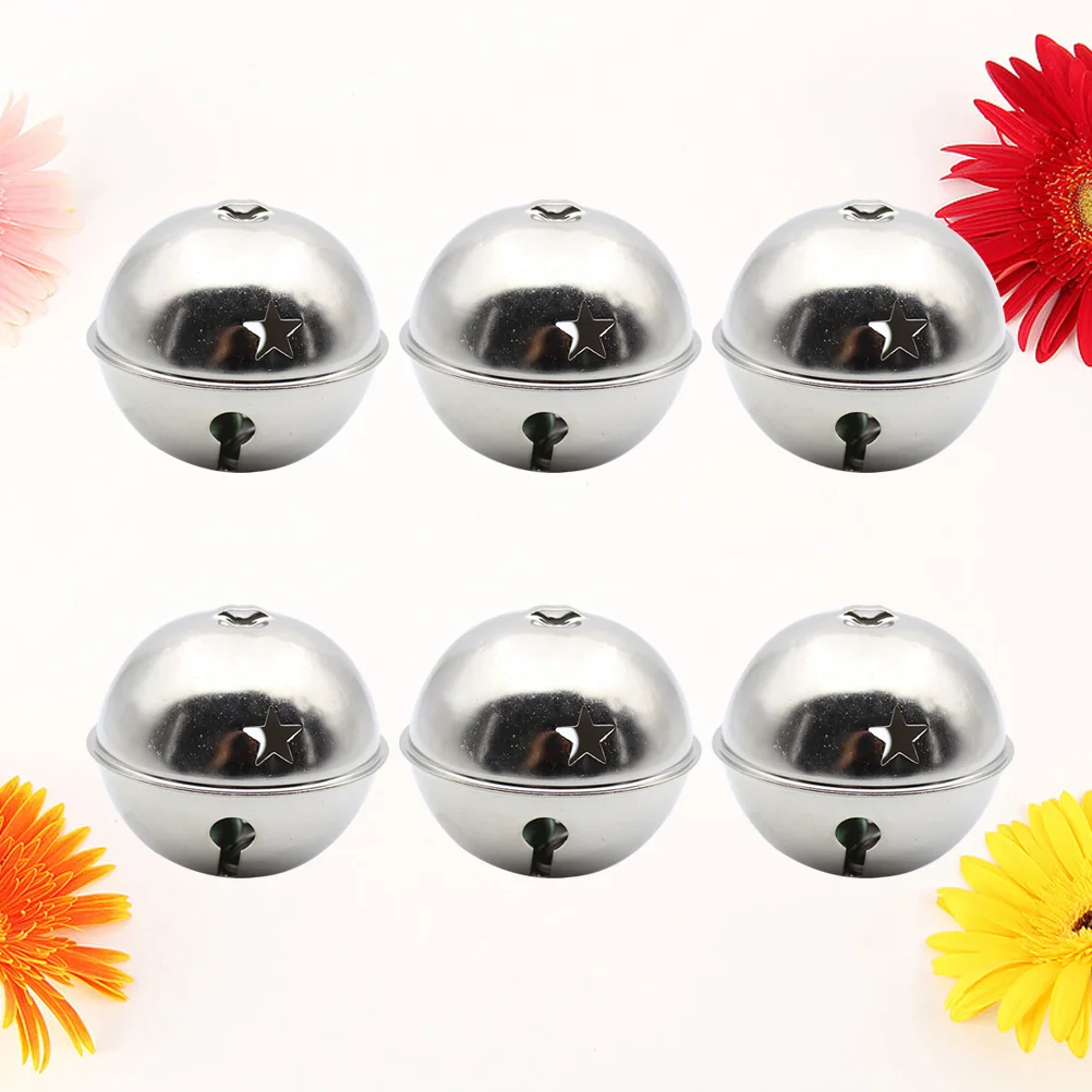

Bells Jingle Christmasbell Crafts Decorationwreath Diy Use 50Mm Pendants Silver Tree Little Tiny Metal Hanging Farmhouse Bulk