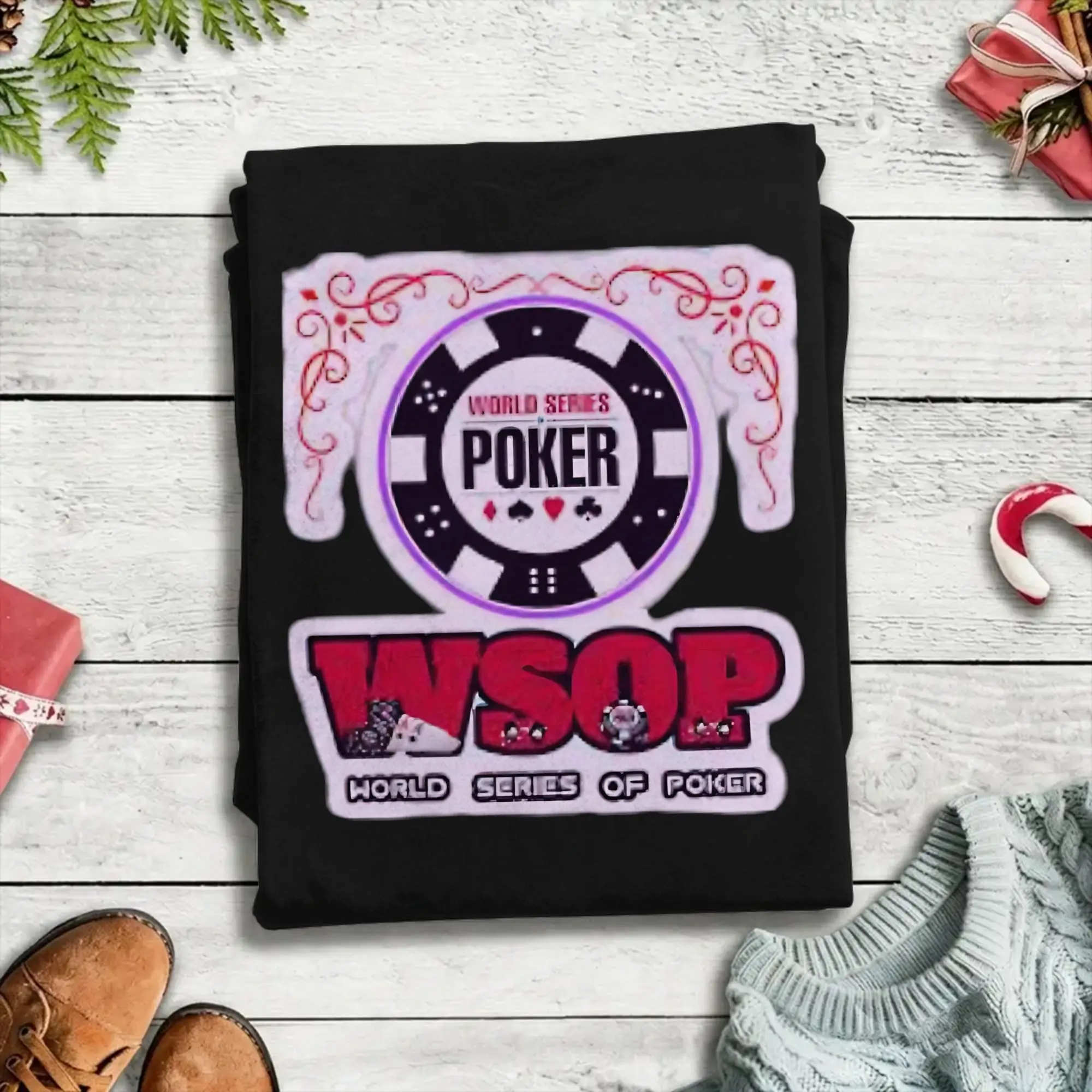 Фото Футболка Wsop Free Chips, летние оригинальные футболки, мужские хлопковые футболки с круглым вырезом 4XL, 5XL, 6XL, одежда, винтажные топы с короткими рукавами №4