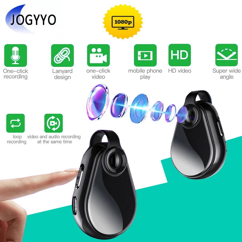 

1080P мини камера DV/DVR Аудио видеорегистратор носимый брелок ожерелье кулон камера портативная спортивная видеокамера