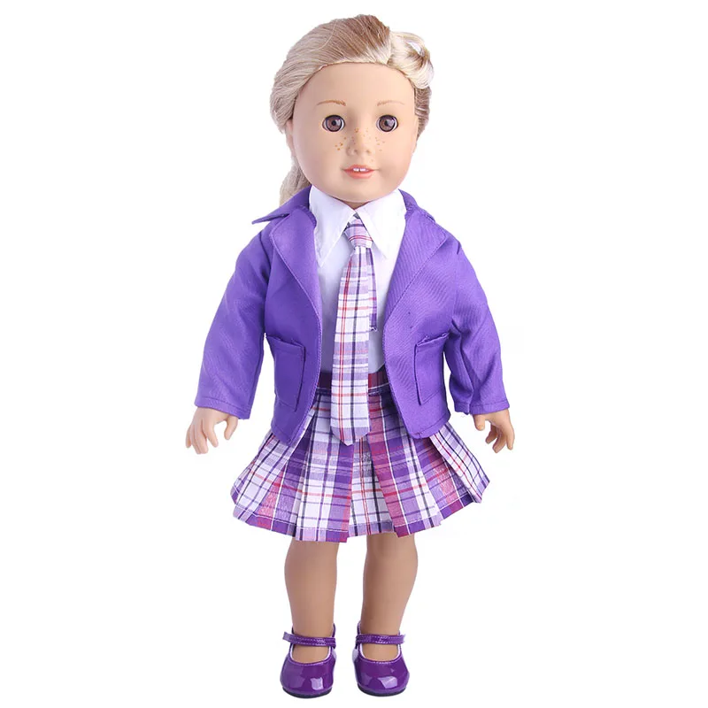 Одежда для кукол фиолетовая серия Dsinesy платье-единорог кукольная обувь