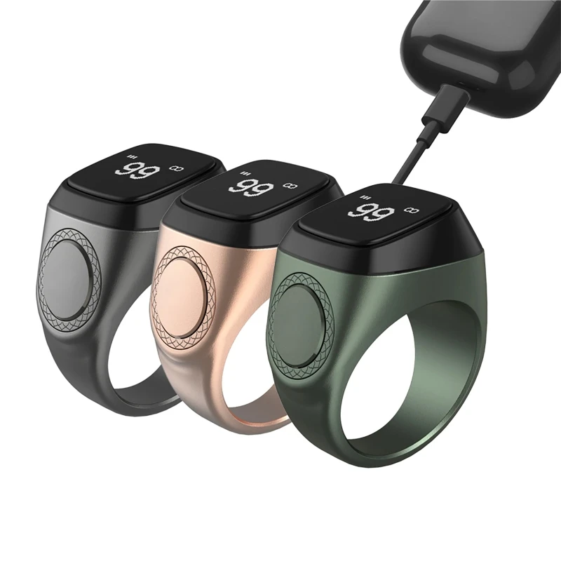 Цифровое электронное умное кольцо Tally Counter напоминание о времени Bluetooth-Совместимо