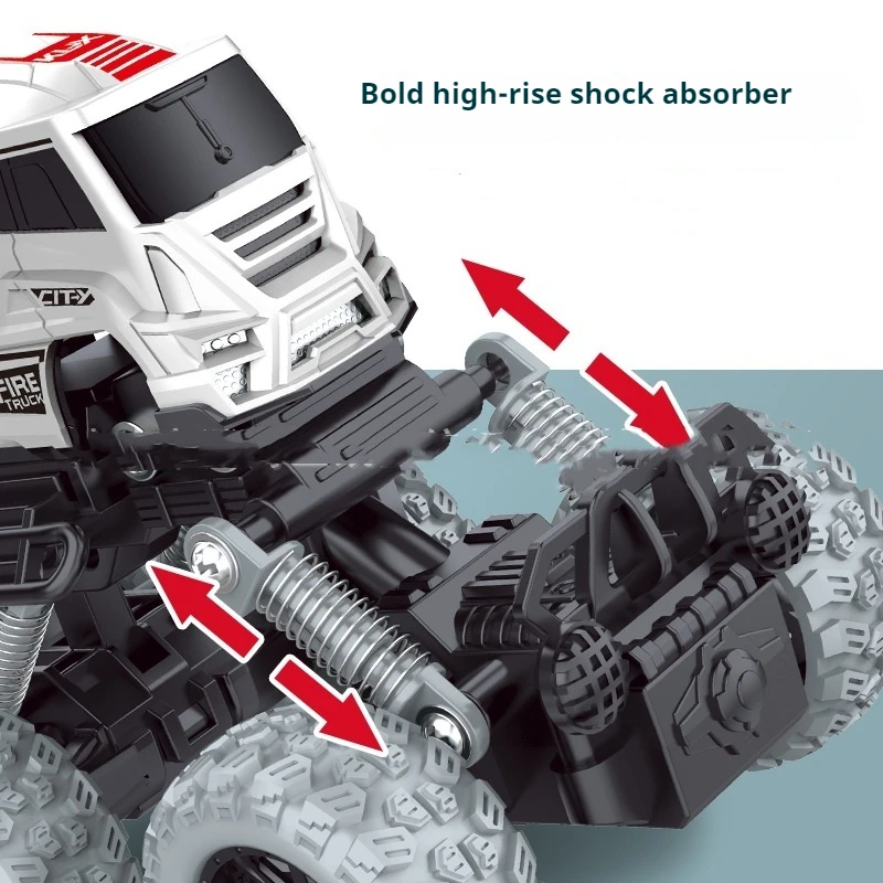 Новый четырехприводный внедорожный детский игрушечный инженерный автомобиль
