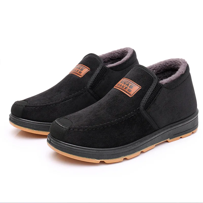 Тканевые туфли Paul Old Beijing мужские зимние для стариков на хлопковой подкладке