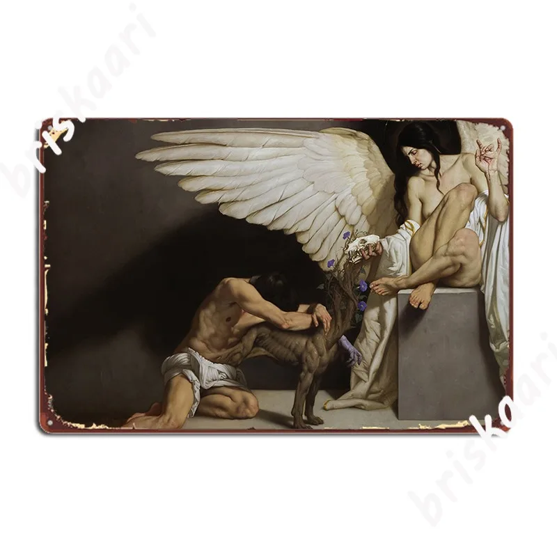 

The Touch Of The Angel Poster Metal Plaque Cinema Living Room Wall Customize Painting Décor Tin Sign Poster