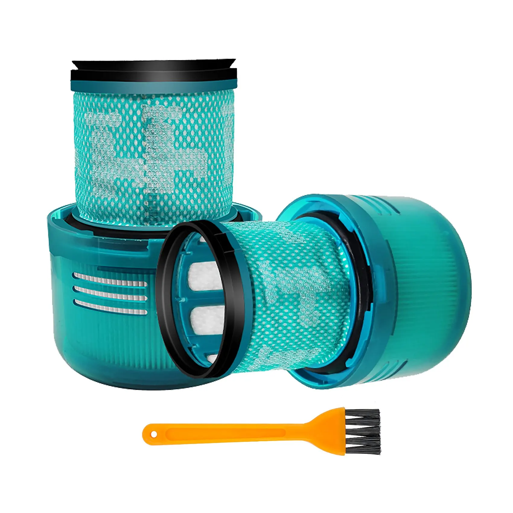 

2Pcs Washable Hepa Filter for Dyson V15 V11 SV14 Vacuum Cleaner Filters Spare Parts Accessories with Clean Brush