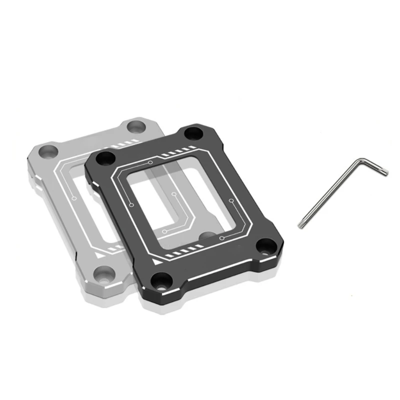 

CPU Radiator Buckle for LGA1700 12th 13th CPU Bending Corrector LGA 1700/18XX Fixing Backplane CNC- Aluminum Alloy Frame