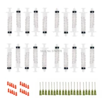 free shipping 20pcs 10ml plastic syringe syringe with 14g blunt needle industrial syringe syringe