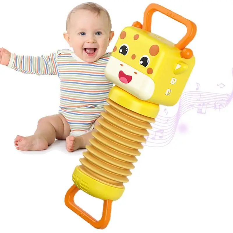 

Accordion Toy Toddler Music Accordion Toy Toddler Music Accordion Take-Along Toy Giraffe Shape Learning Toy Musical Educational